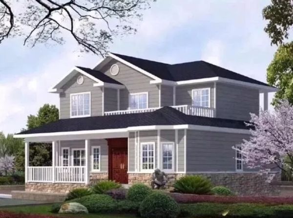 20多萬(wàn)的農(nóng)村輕鋼別墅自建房 臺(tái)風(fēng)來(lái)了也不怕了(圖1)