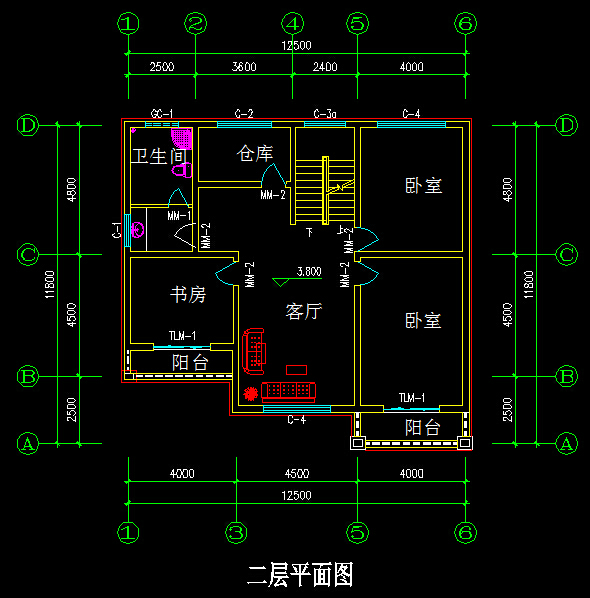 經典小三屋別墅戶型推薦 帶平面圖(圖3) 經典小三屋別墅戶型推薦 帶平面圖(圖3)