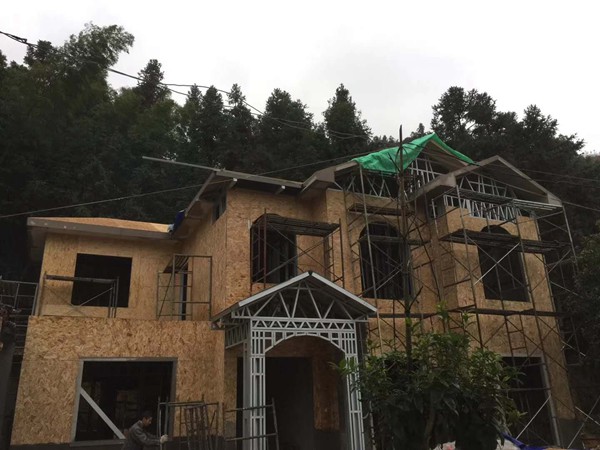 2019再不建房就吃大虧了,國家提倡農村建輕鋼別墅還給資金補貼!(圖6) 輕鋼外墻體