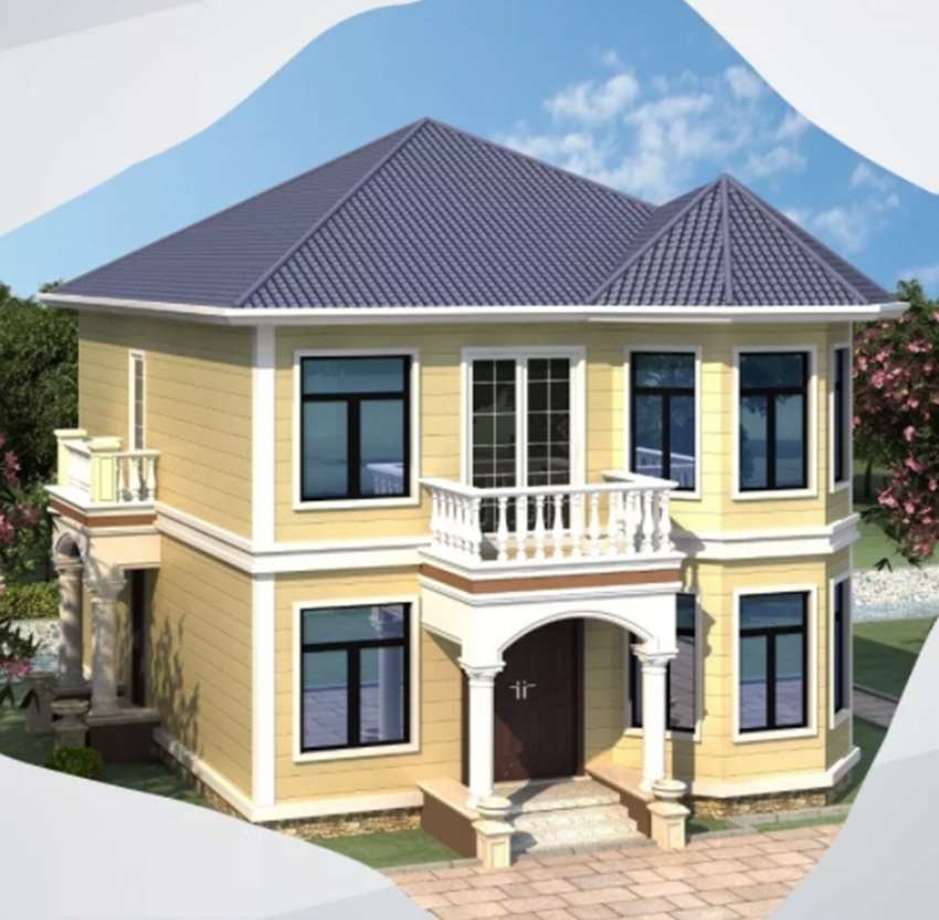 睿婕輕鋼別墅大兩層360平方戶(hù)型(圖1) 睿婕輕鋼別墅