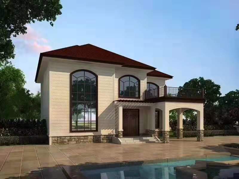 輕鋼別墅報價15萬?與混磚房屋相比有何優勢?(圖1) 睿婕輕鋼別墅