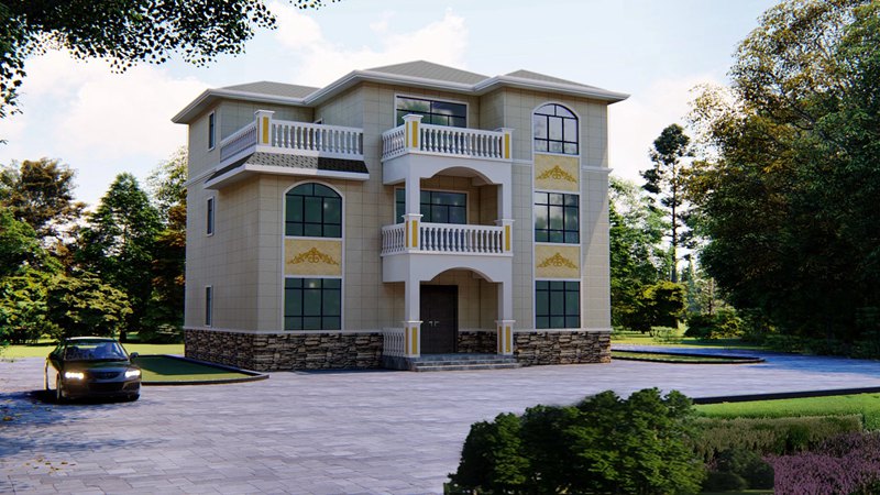 顛覆中國百年建筑形式,輕鋼房屋到底好在哪兒?(圖1) 睿婕輕鋼別墅