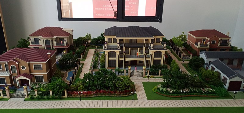 睿婕輕鋼別墅萍鄉工廠 正式建成 11月份投入生產!(圖4) 睿婕辦公室沙盤模型