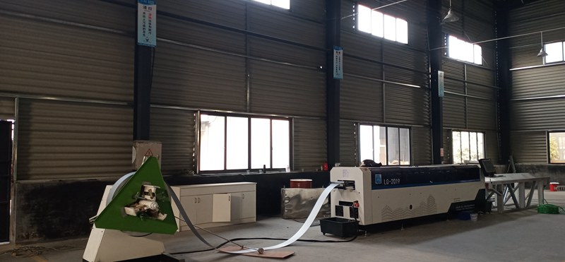 睿婕輕鋼別墅萍鄉工廠 正式建成 11月份投入生產!(圖6) 睿婕工廠生產線