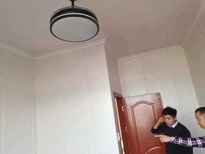 輕鋼老大帶領施工團隊給老業務拜年送福利!(圖10) 睿婕輕鋼別墅