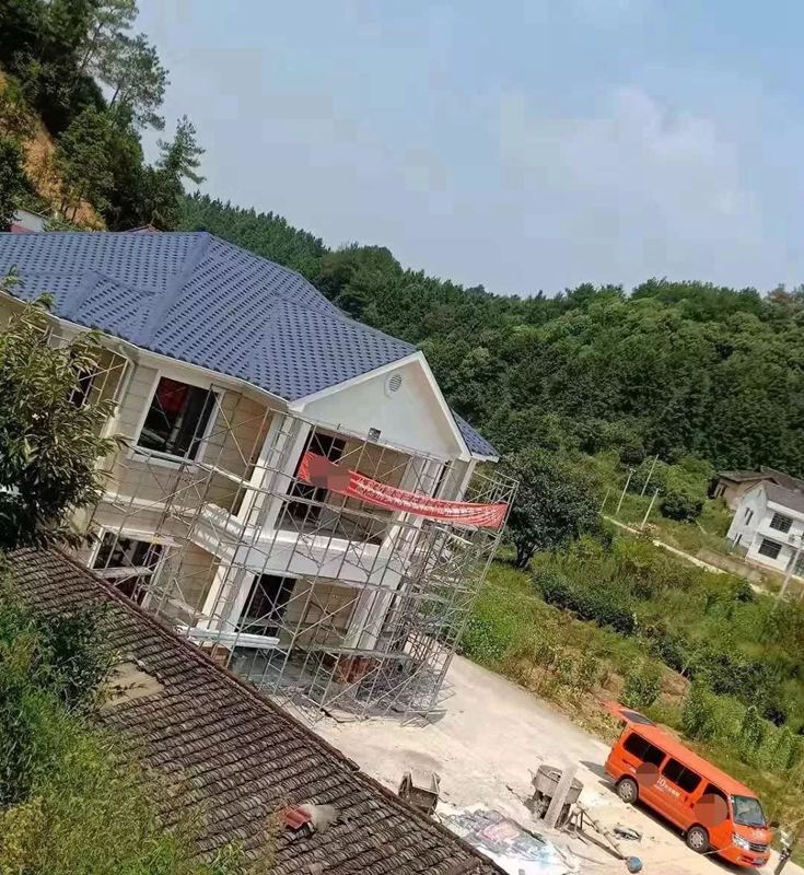 輕鋼別墅不牢固?一打就爛?來看看輕鋼的正規施工過程就知道了(圖8) 睿婕輕鋼別墅