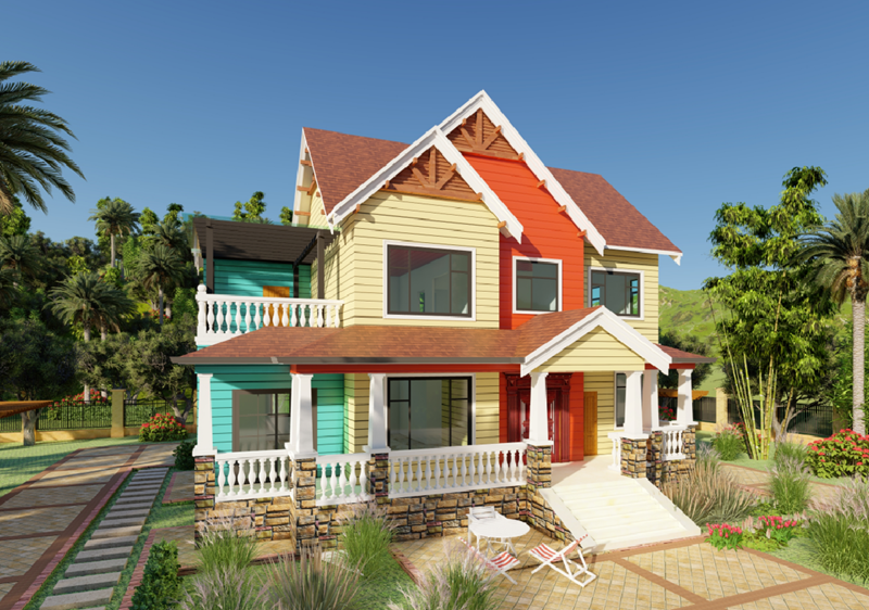 “梅雨季”看輕鋼別墅如何抵御南方的霉雨天?會生銹?不可能!(圖4) 睿婕輕鋼別墅