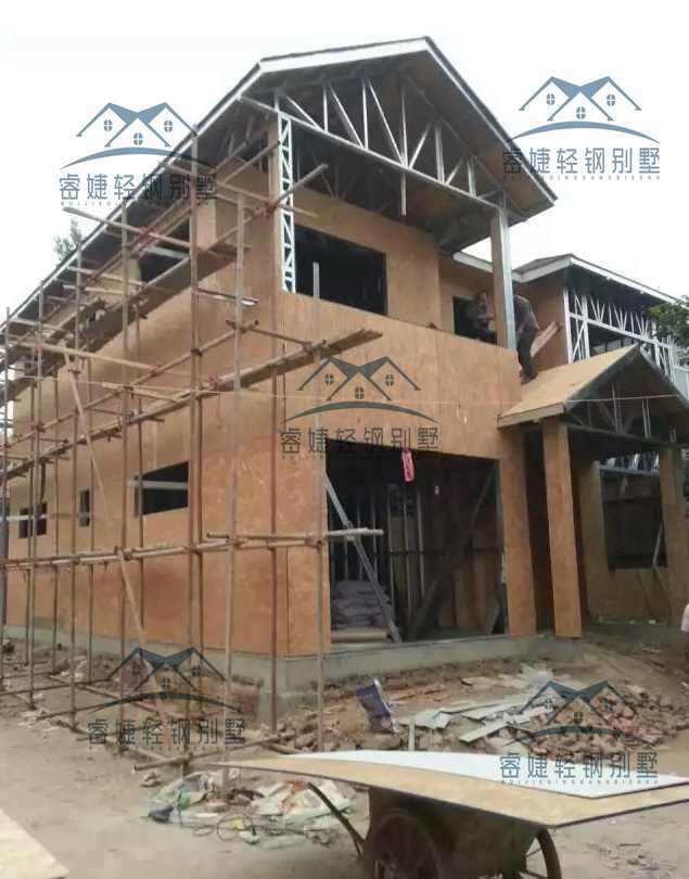 200多平別墅25天完工是什么體驗？安徽王總輕鋼別墅全過程揭秘！(圖27)