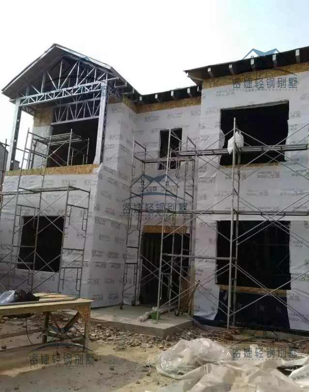 200多平別墅25天完工是什么體驗？安徽王總輕鋼別墅全過程揭秘！(圖28)