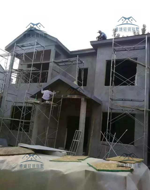 200多平別墅25天完工是什么體驗？安徽王總輕鋼別墅全過程揭秘！(圖33)