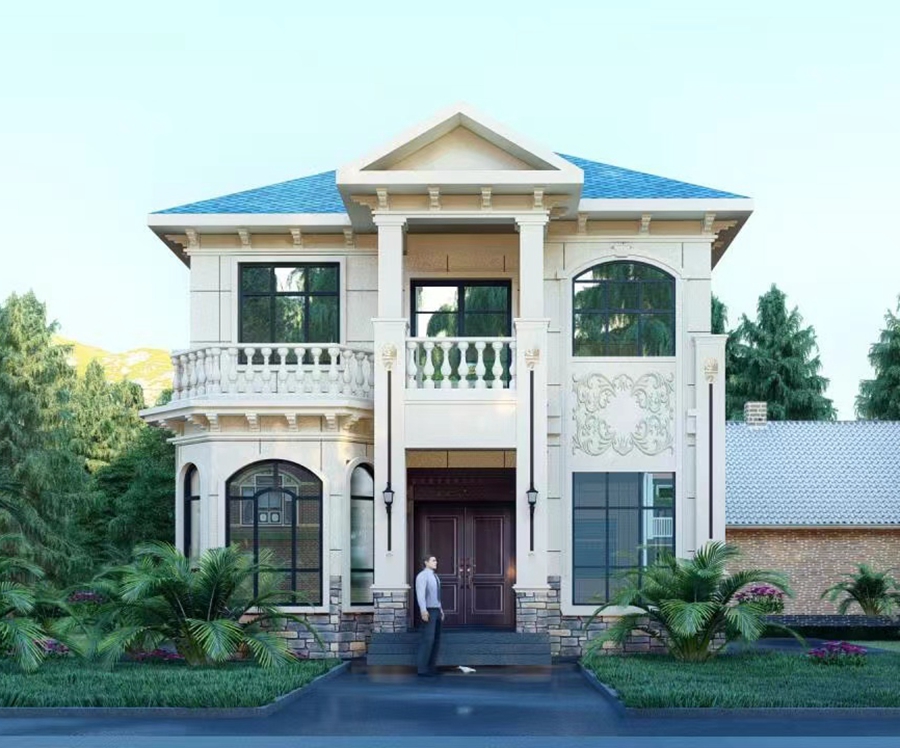 農村建輕鋼別墅需要多少錢一個平方?(圖2) 農村建輕鋼別墅需要多少錢一個平方?(圖2)